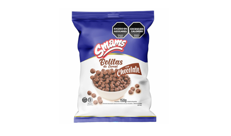 CEREAL BOLITAS DE CHOCOLATE X 150G - SMAMS