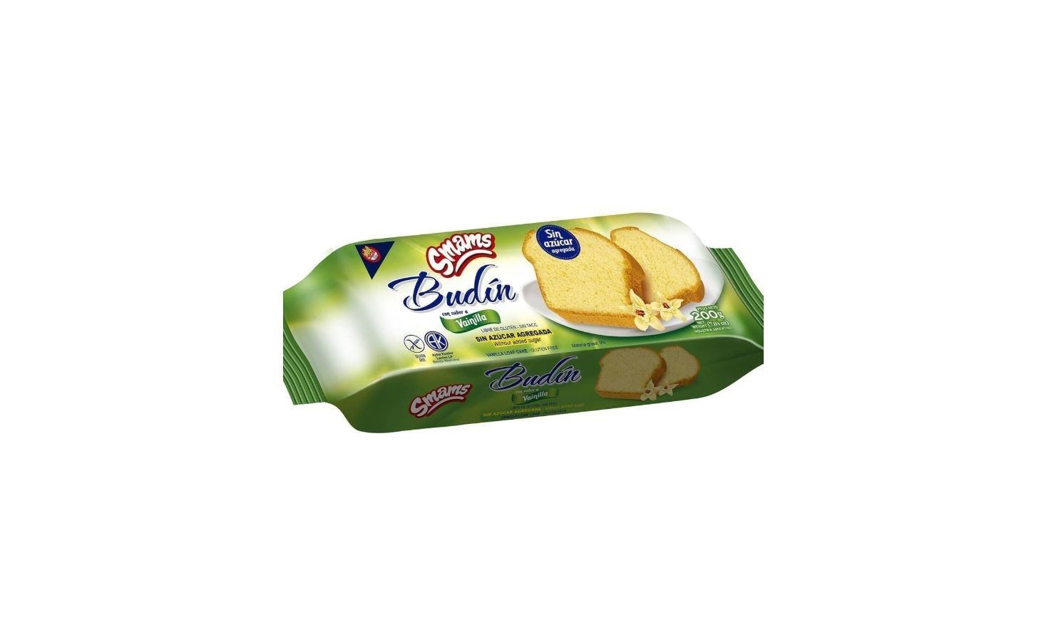 BUDIN VAINILLA SIN AZUCAR X 200G - SMAMS