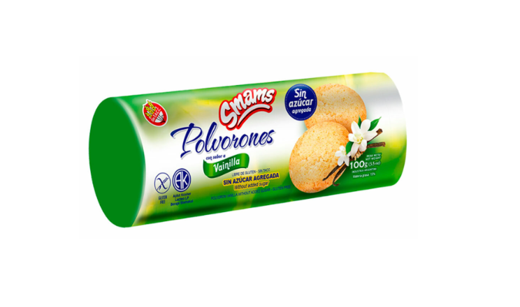 POLVORONES VAINILLA SIN AZUCAR X 115G - SMAMS