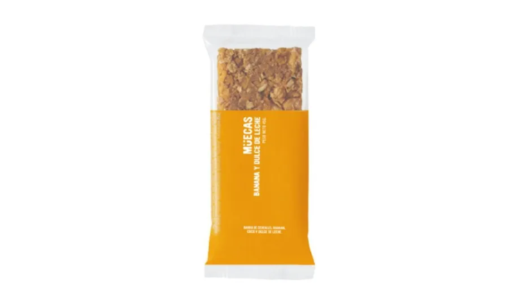 BARRA DE CEREAL BANANA Y DDL X 45G - MUECAS