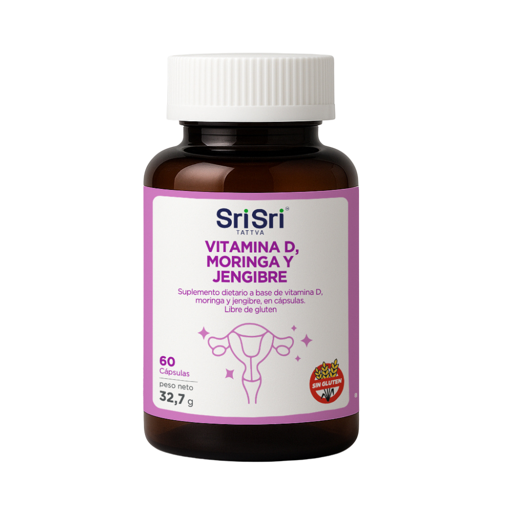 CUIADO FEMENINO - VIT D, MORINGA Y JENGI - SRI SRI