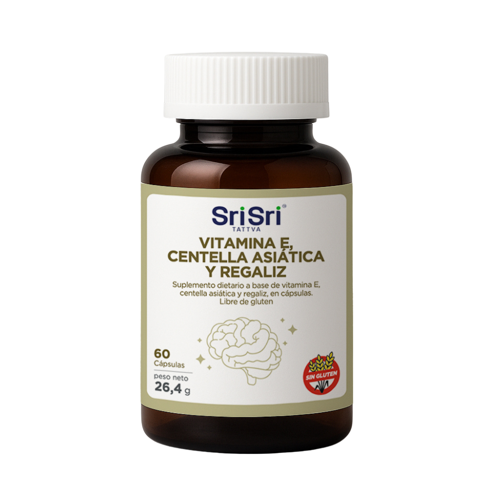 MEJORA MEMORIA - VITAMINA E, CENTELLA A - SRI SRI