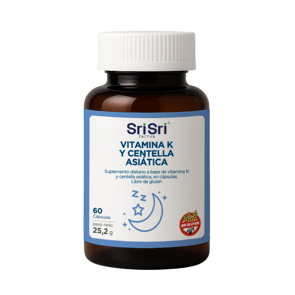 MEJORA INSOMNIO - VITAMINA K Y CENTELLA - SRI SRI