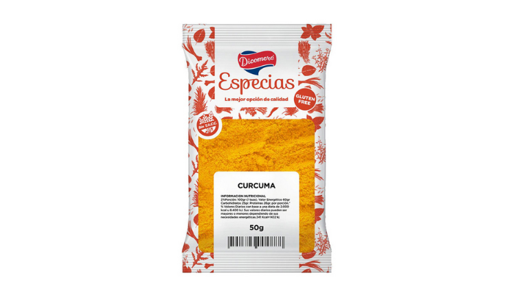 CURCUMA EN SOBRE SIN TACC X 50G - DICOMERE