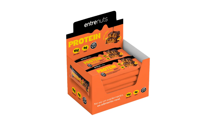 BARRA PROTEICA NARANJA-CHOCO X 45G - ENTRENUTS