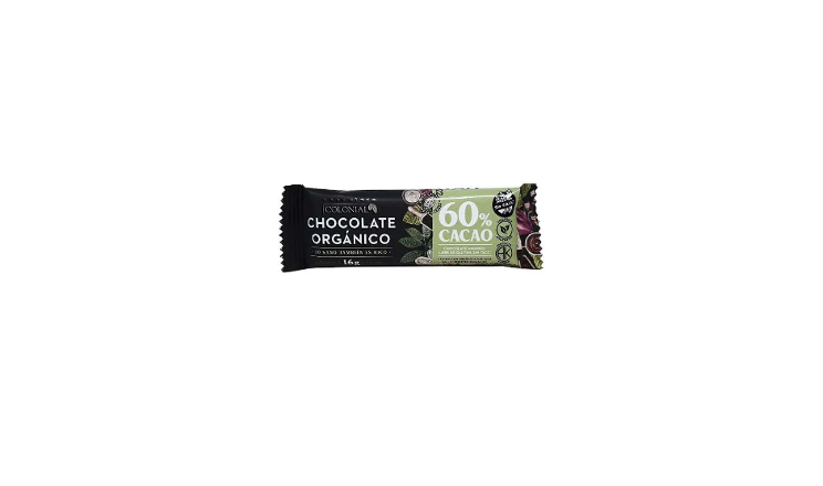 CHOCOLATE ORGANICO %60 CACAO X 16G - COLONIAL