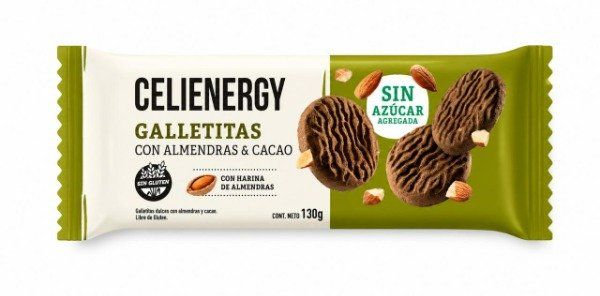GALLE ALMENDRA CACAO S/AZUCAR X 130G - CELIENERGY